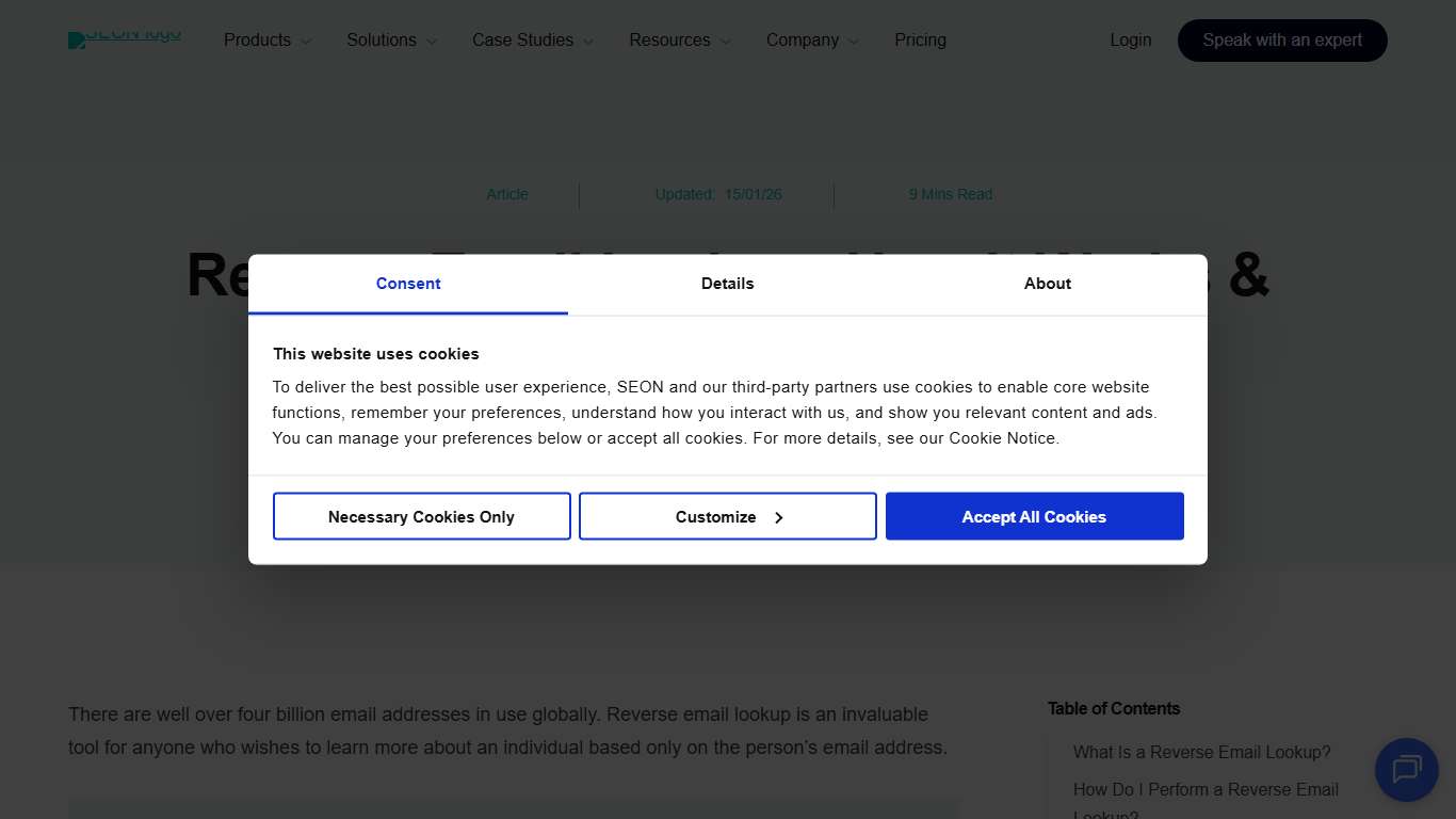 Reverse Email Lookup: How it Works & How to Perform It SEON